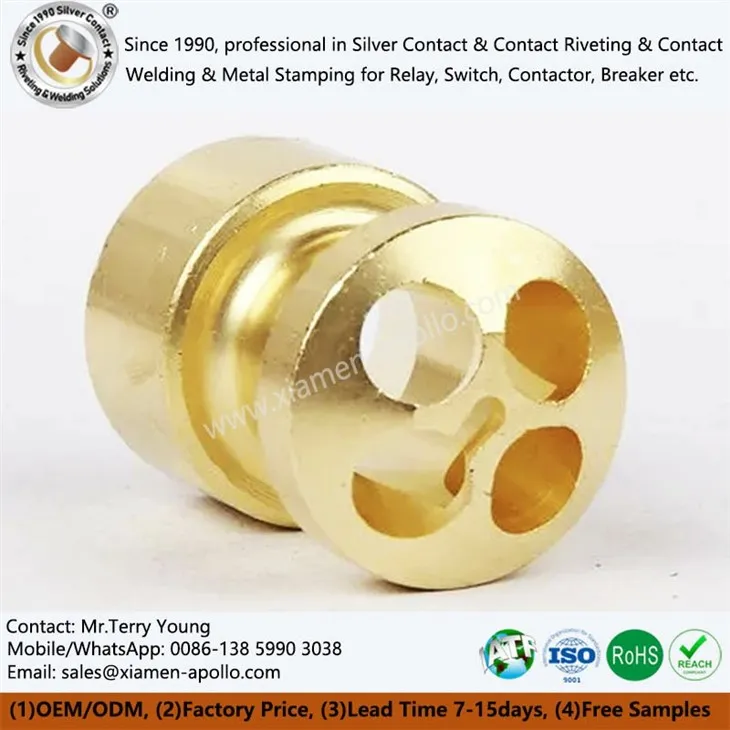 ЦНЦ машински обрађени месингани делови