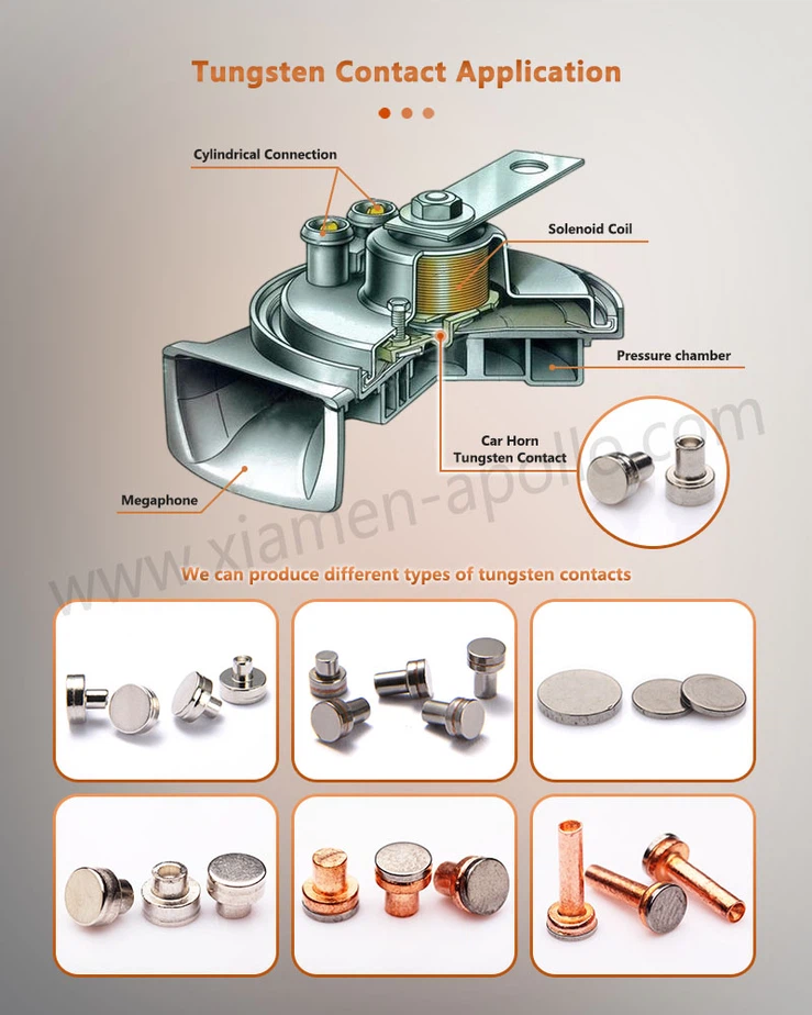 Tungsten Contact Application Tungsten Contact Application