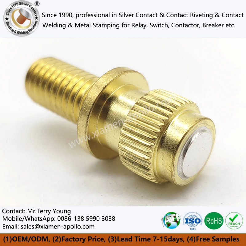Welding Electrical Silver Contact Tip Assembly Welding Electrical Silver Contact Tip Assembly