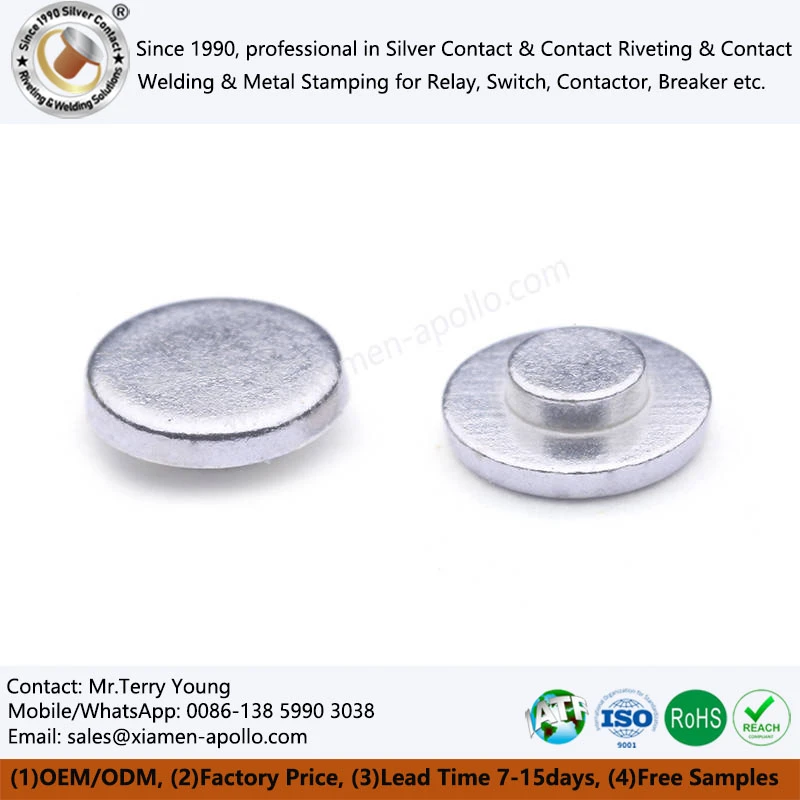 Bimetal Contacts with Silver Plated Bimetal Contacts with Silver Plated