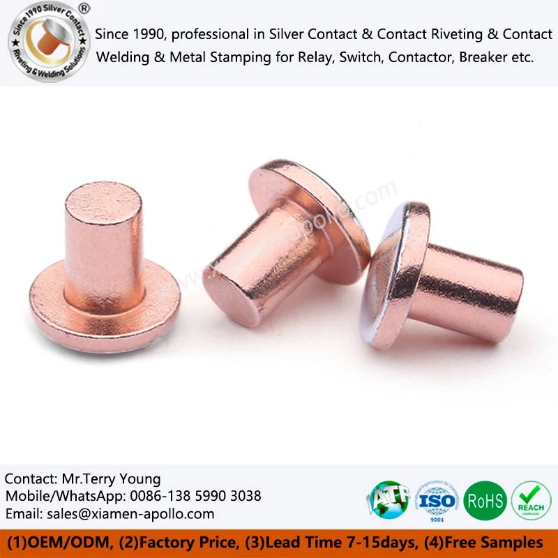 Bimetallic Rivet Contact Bimetallic Rivet Contact