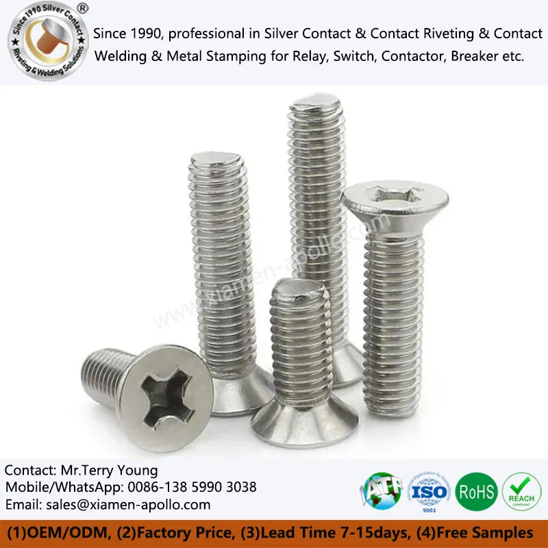 Вијци за лим од нерђајућег челика