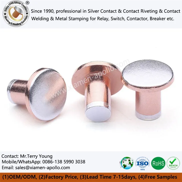 Три-метални електрични контакти